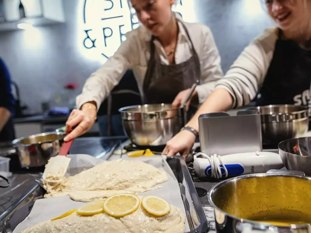 Pâte étalée et citron